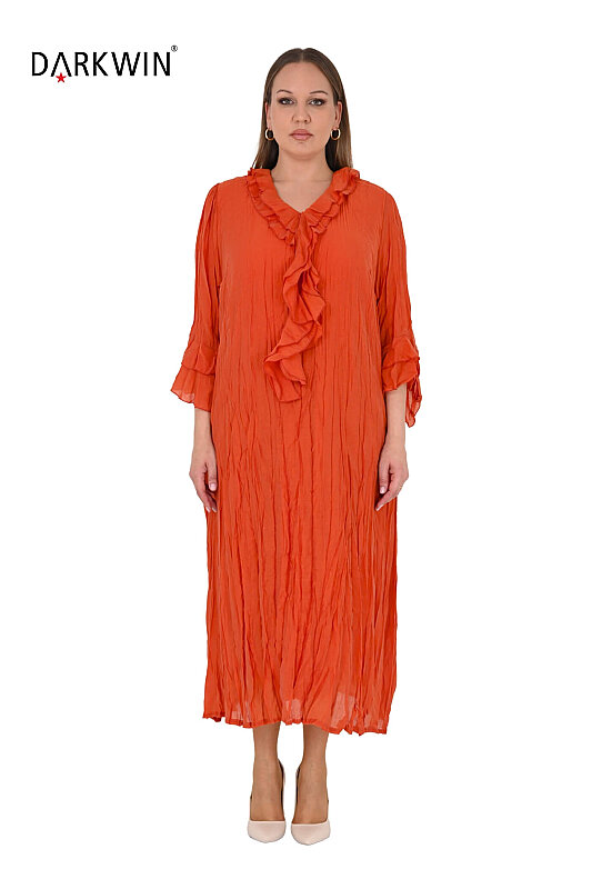 B3584 DARKWIN ELBİSE ORANGE - DARKWIN