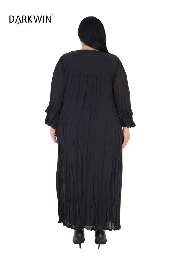 B3584 DARKWIN ELBİSE SIYAH - 5
