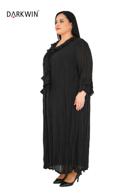B3584 DARKWIN ELBİSE SIYAH - 7