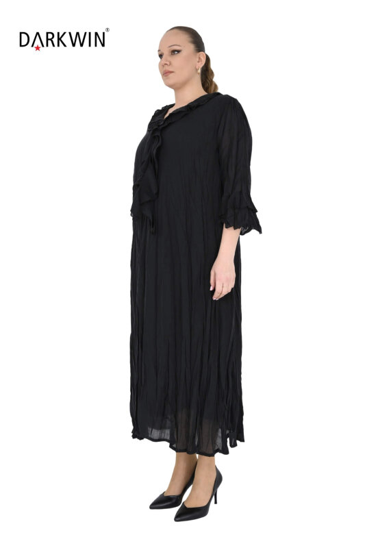 B3584 DARKWIN ELBİSE SIYAH - 4