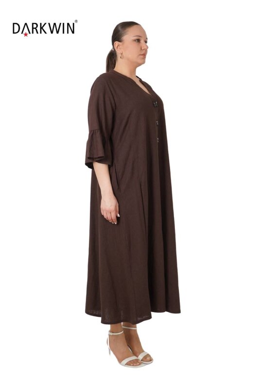 B3628 DARKWIN ELBİSE K.KAHVE - DARKWIN (1)