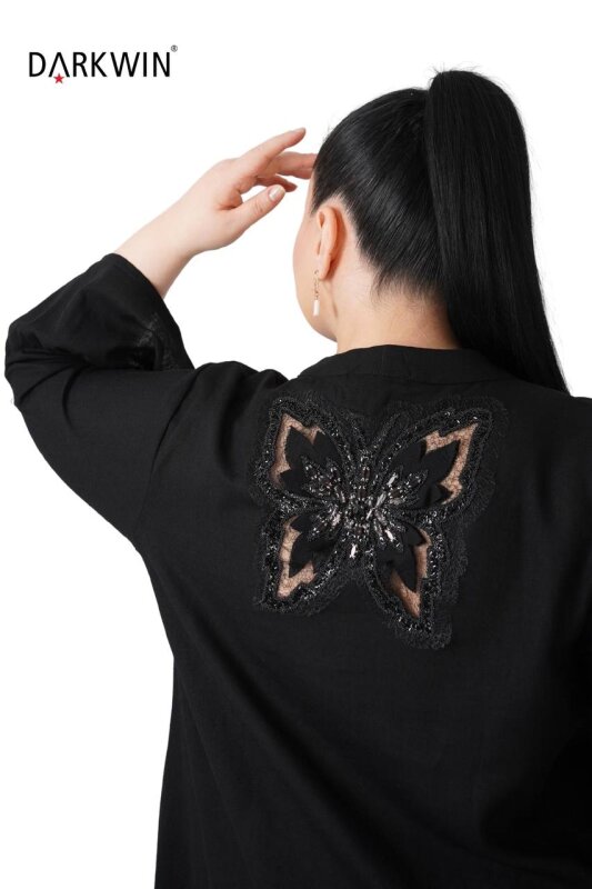 B3628 DARKWIN ELBİSE SIYAH - DARKWIN (1)