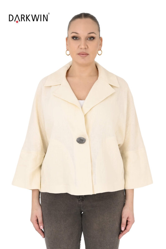 B3633 DARKWIN CEKET KREM - DARKWIN