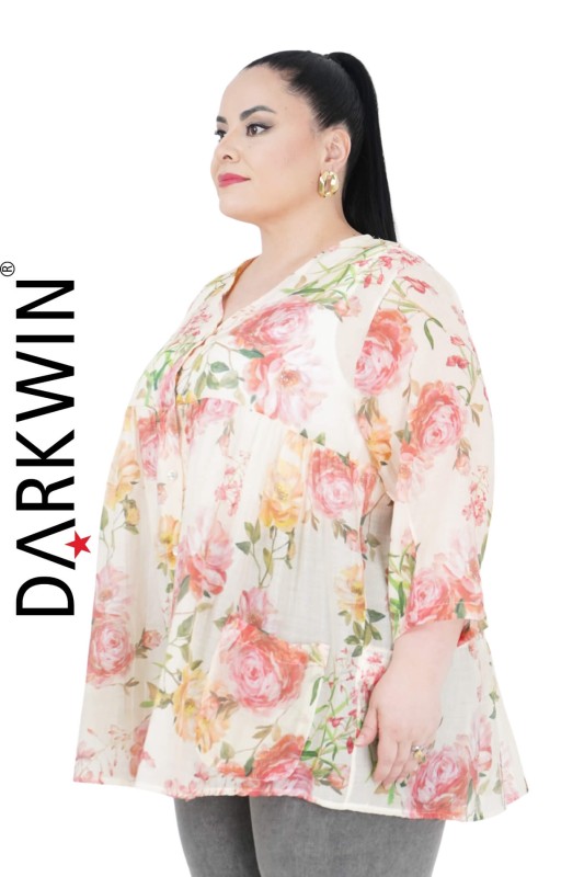 B3676 DARKWIN GÖMLEK PEMBE - Thumbnail