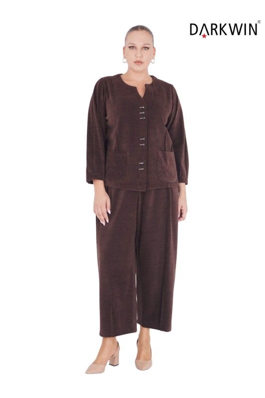 B3716 DARKWIN HIRKA-PANTOLON KAHVE - Thumbnail