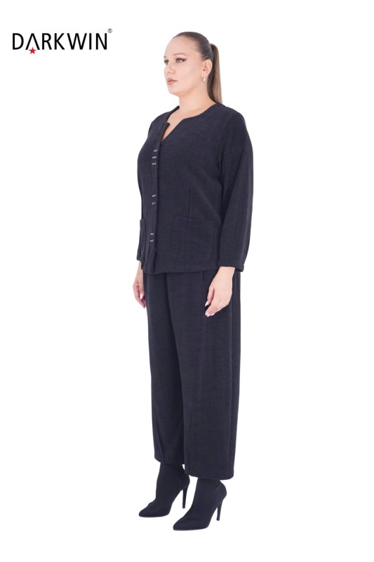 B3716 DARKWIN HIRKA-PANTOLON SIYAH - Thumbnail