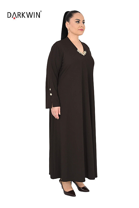 B3720 DARKWIN ELBİSE KAHVE - Darkwin (1)