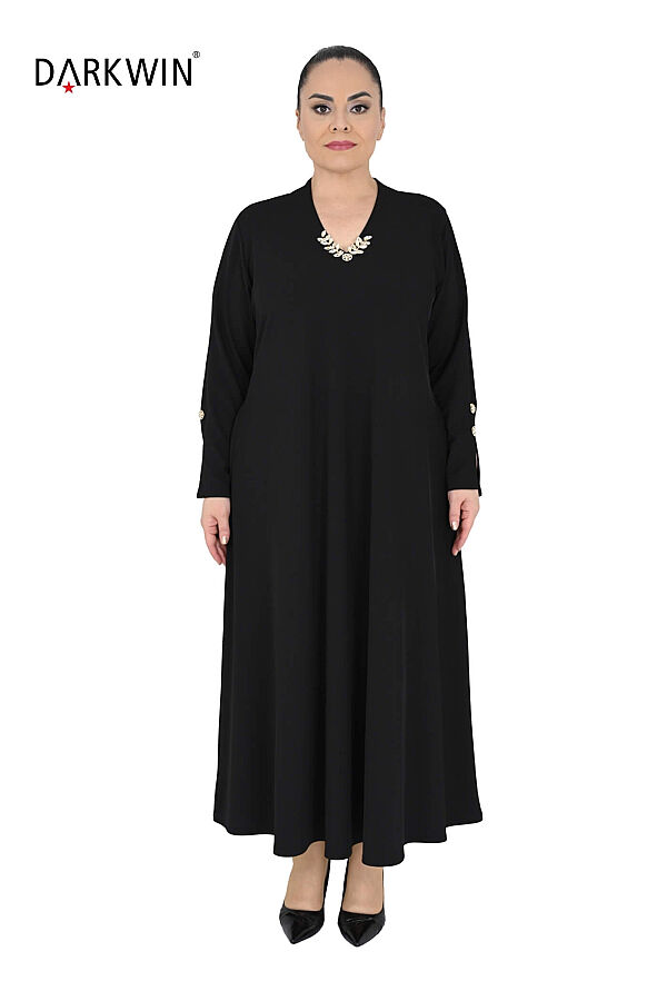 B3720 DARKWIN ELBİSE SIYAH - 1