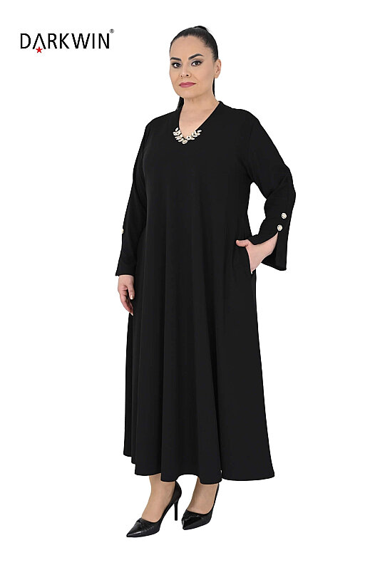B3720 DARKWIN ELBİSE SIYAH - 4