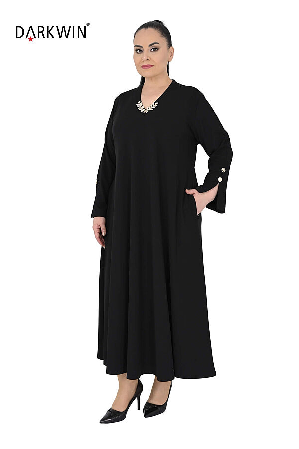 B3720 DARKWIN ELBİSE SIYAH - 4