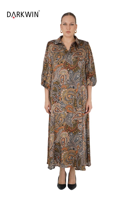 B3724 DARKWIN ELBİSE DESENLI - DARKWIN