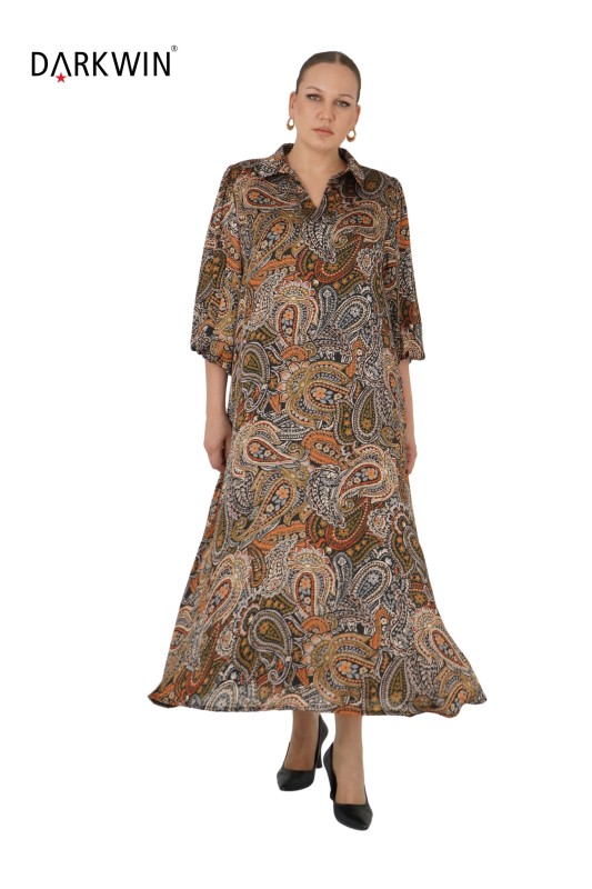 B3724 DARKWIN ELBİSE DESENLI - Thumbnail