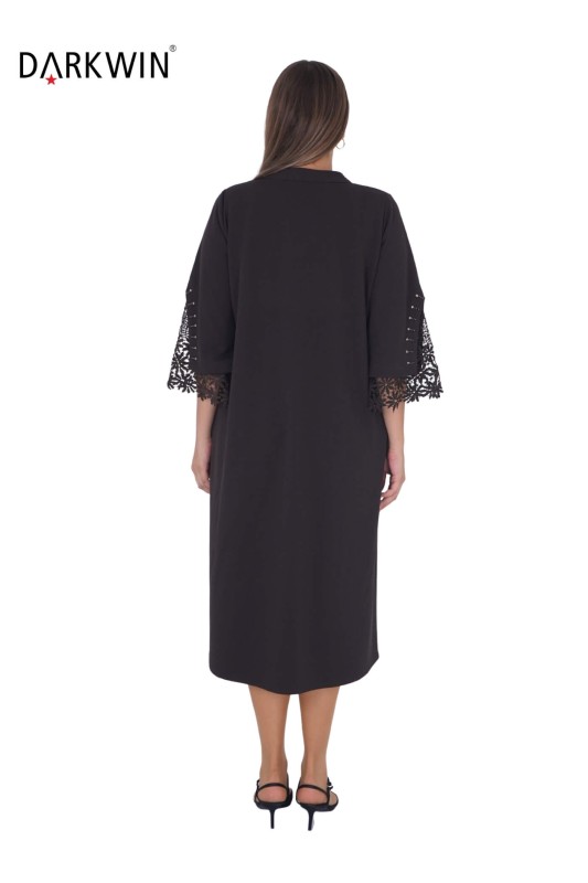 B3732 DARKWIN ELBİSE KAHVE - Thumbnail