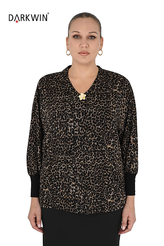 B3755 DARKWIN BLUZ DESENLI - DARKWIN