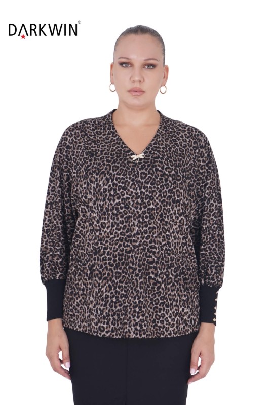 B3755 DARKWIN BLUZ DESENLI - DARKWIN