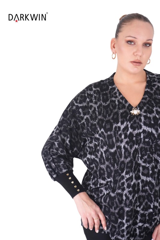 B3755 DARKWIN BLUZ DESENLI - 5