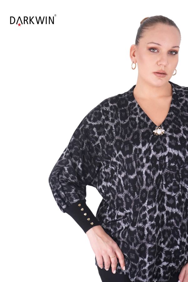 B3755 DARKWIN BLUZ DESENLI - 5