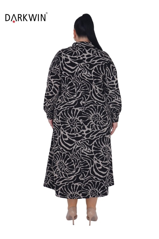 B3765 DARKWIN ELBİSE SIYAH - Thumbnail