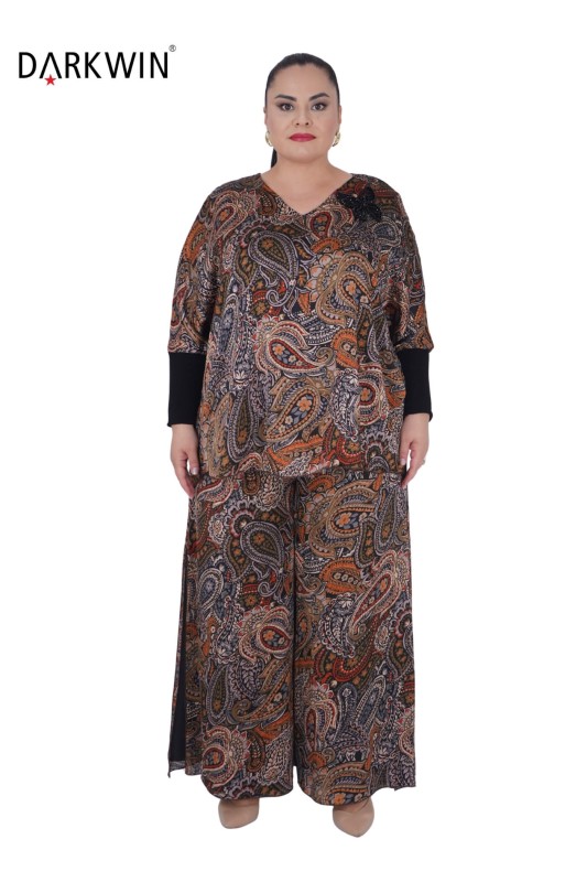 B3770 DARKWIN BLUZ-ETEK DESENLI - DARKWIN