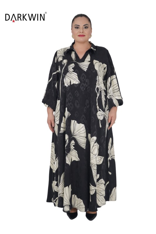 DARKWIN - B3771 DARKWIN ELBİSE DESENLI