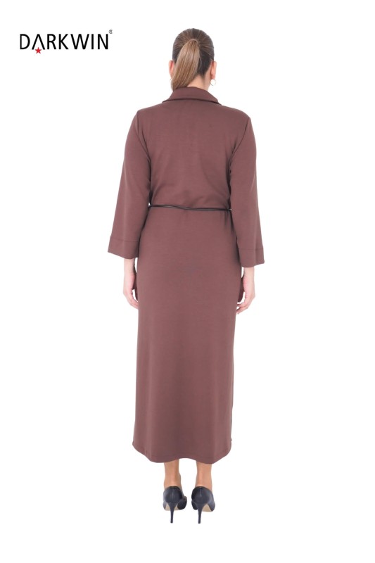 B3776 DARKWIN ELBİSE KAHVE - DARKWIN (1)
