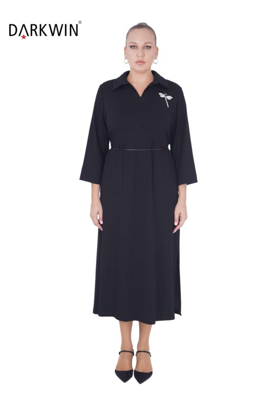 B3776 DARKWIN ELBİSE SIYAH - DARKWIN