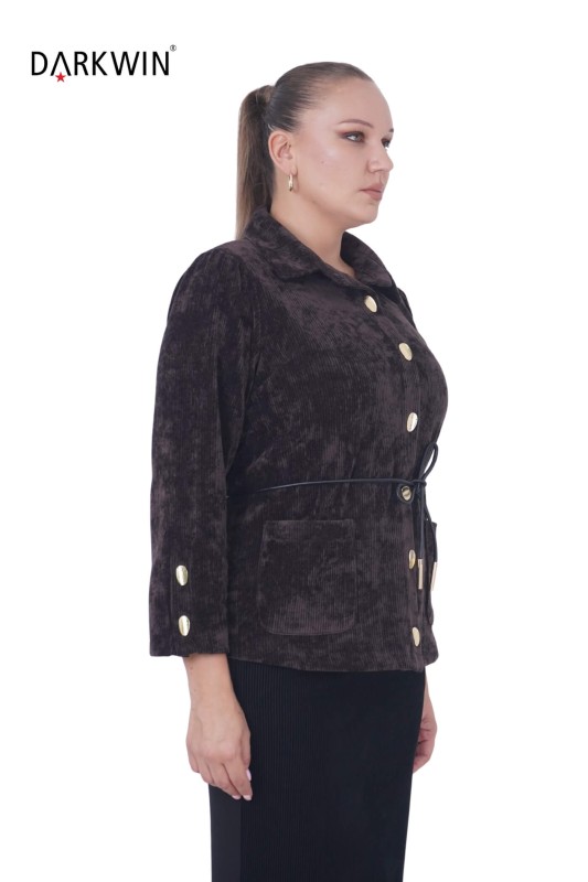 DARKWIN - B3777 DARKWIN CEKET KAHVE (1)