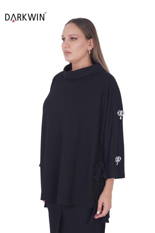 DARKWIN - B3778 DARKWIN TUNİK SIYAH (1)