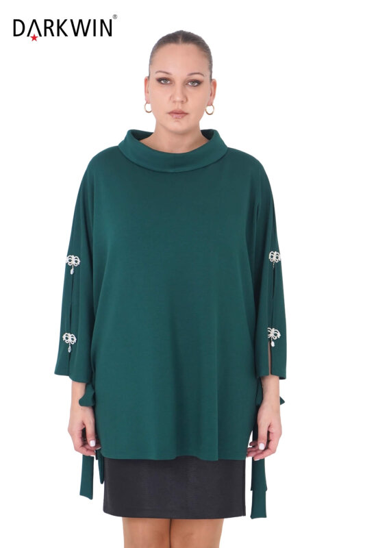 B3778 DARKWIN TUNİK ZUMRUT - DARKWIN
