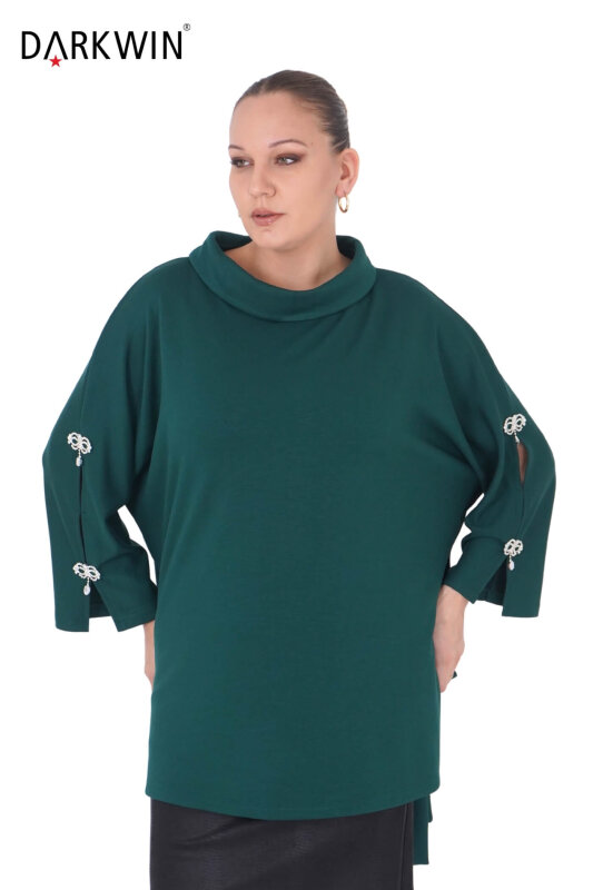 B3778 DARKWIN TUNİK ZUMRUT - 4