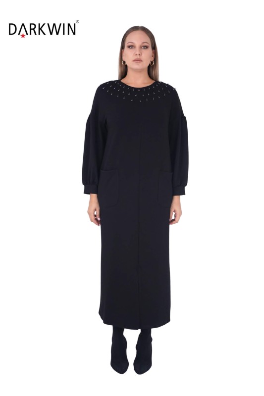 B3787 DARKWIN ELBİSE SIYAH - DARKWIN