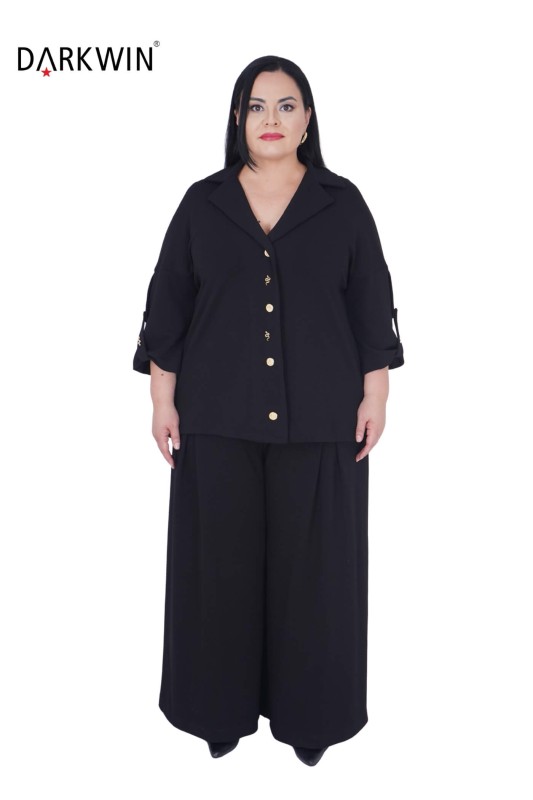 DARKWIN - B3790 DARKWIN CEKET-PANTOLON SIYAH