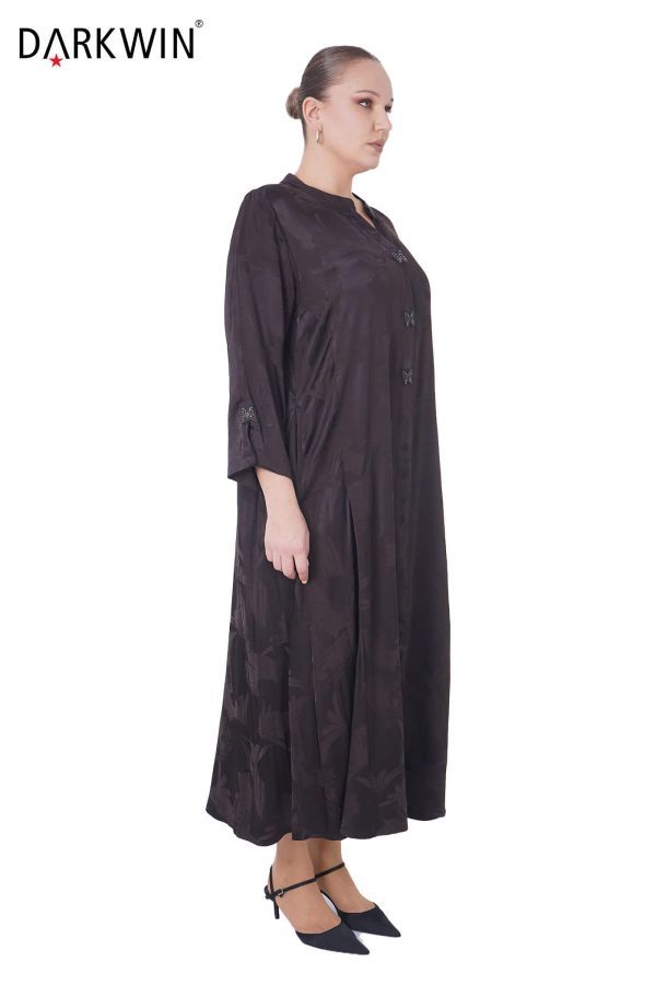 B3791 DARKWIN ELBİSE KAHVE - 2