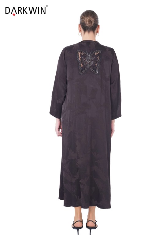 B3791 DARKWIN ELBİSE KAHVE - 3