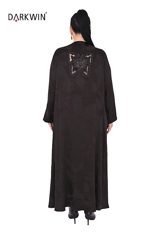 B3791 DARKWIN ELBİSE KAHVE - 3