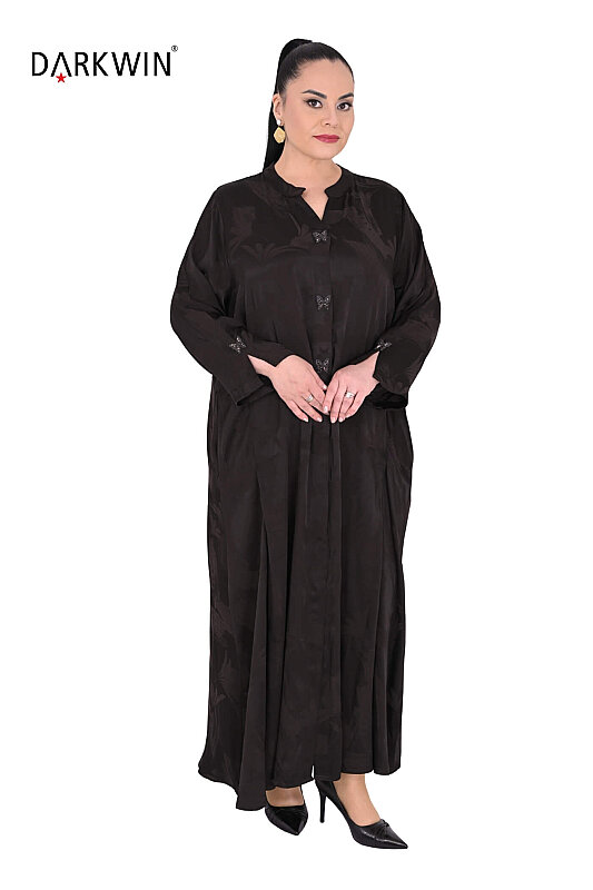 B3791 DARKWIN ELBİSE KAHVE - 4