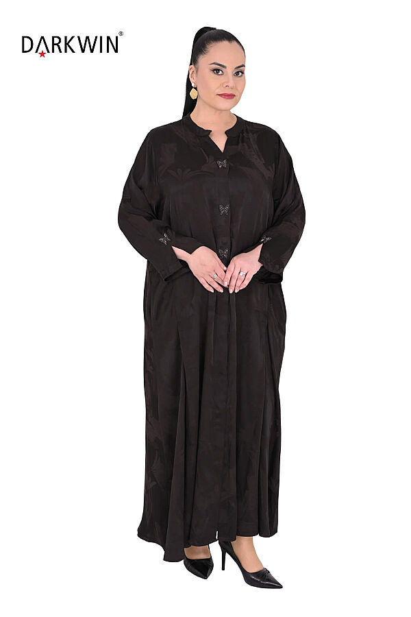 B3791 DARKWIN ELBİSE KAHVE - 4