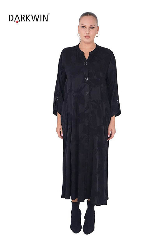 B3791 DARKWIN ELBİSE SIYAH - Darkwin