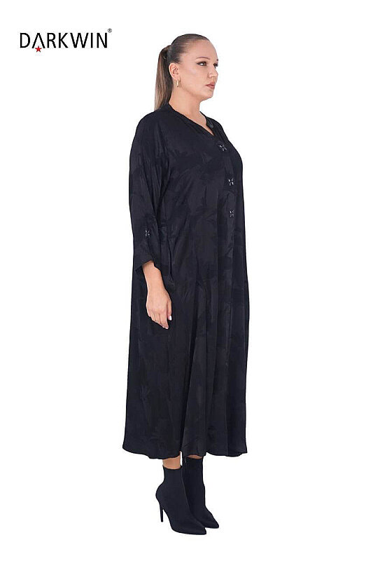 B3791 DARKWIN ELBİSE SIYAH - Darkwin (1)