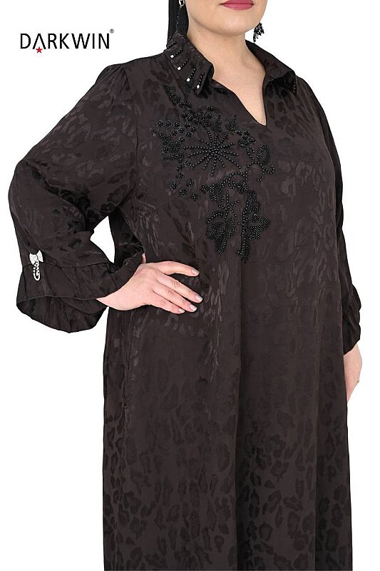 B3795 DARKWIN ELBİSE KAHVE - Darkwin (1)