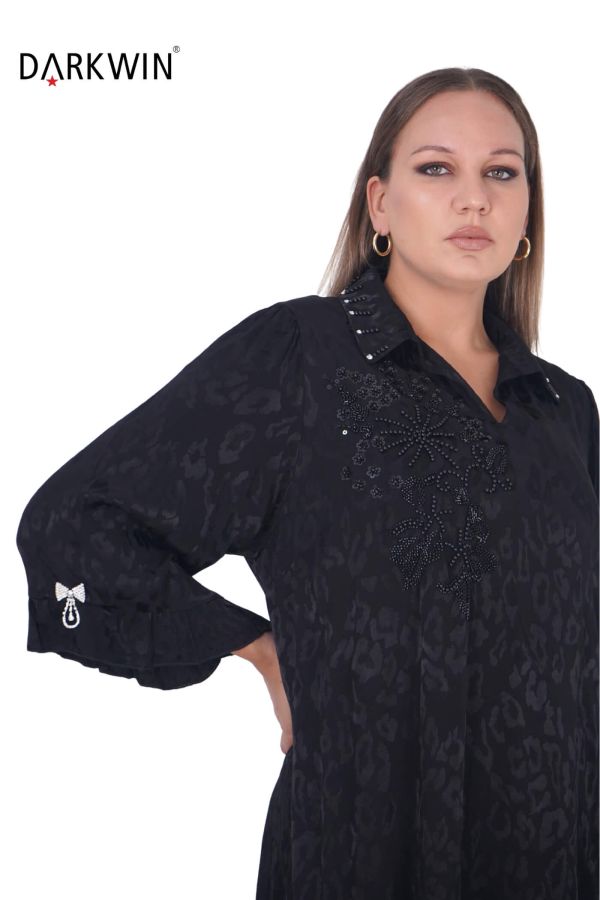 B3795 DARKWIN ELBİSE SIYAH - 4