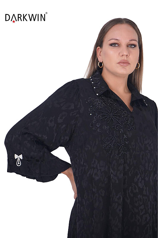 B3795 DARKWIN ELBİSE SIYAH - 4