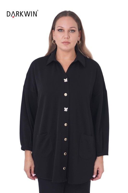 DARKWIN - B3810 DARKWIN GÖMLEK SIYAH