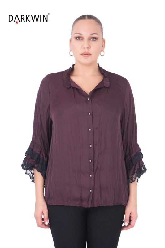 DARKWIN - B3813 DARKWIN GÖMLEK BORDO