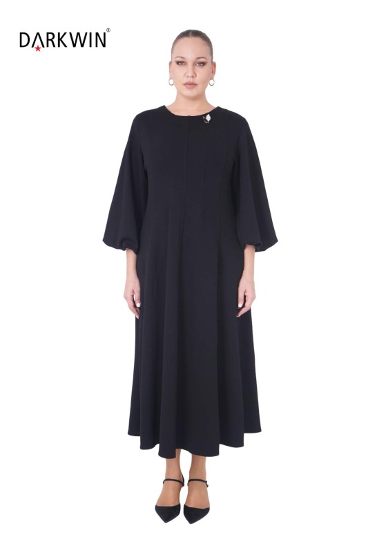 DARKWIN - B3817 DARKWIN ELBİSE SIYAH
