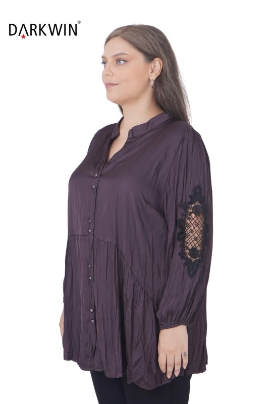 DARKWIN - B3823 DARKWIN GÖMLEK KAHVE (1)