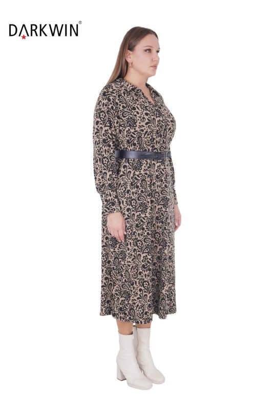 DARKWIN - B3825 DARKWIN ELBİSE DESENLI (1)