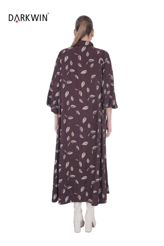 B3826 DARKWIN ELBİSE KAHVE - 9