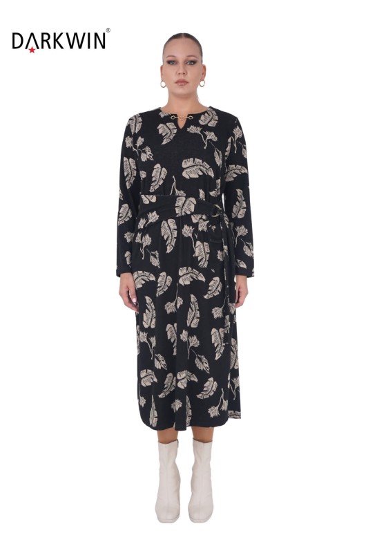 DARKWIN - B3830 DARKWIN ELBİSE DESENLI
