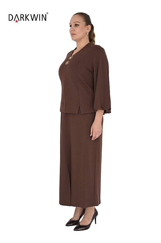 B3834 DARKWIN BLUZ-ETEK KAHVE - DARKWIN (1)